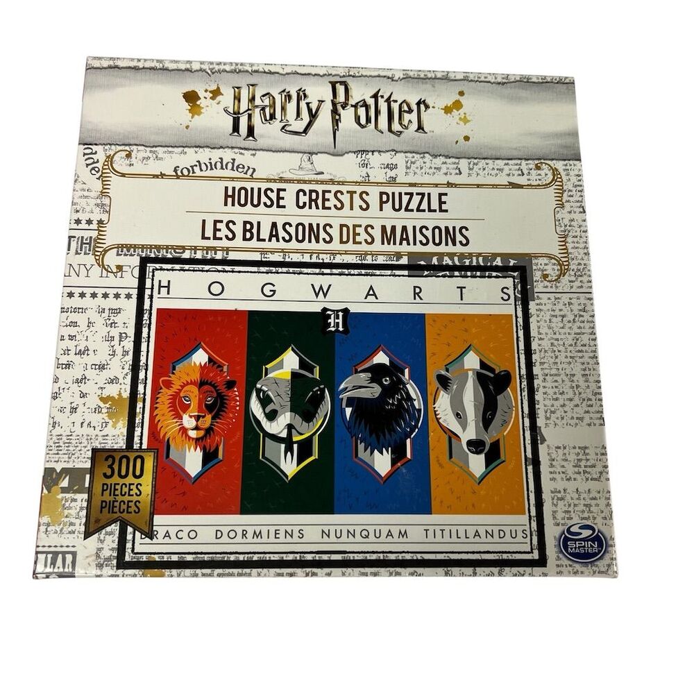 Harry Potter House Crests 300 Piece Puzzle Movie & TV Theme